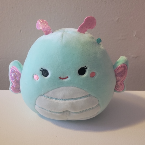 Squishmallows Toys Squishmallow 5 Reina The Blue Butterfly Plush